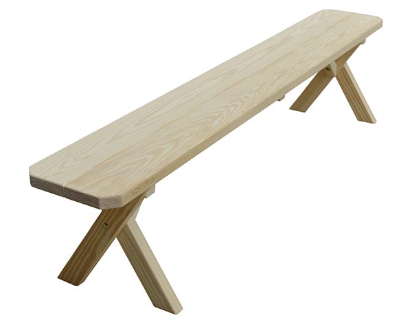 Treated Pine Cross Legged Bench