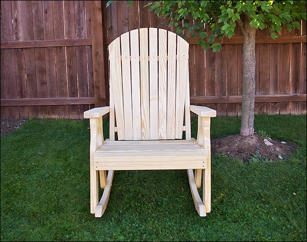 Treated Pine Curveback Rocking Chair