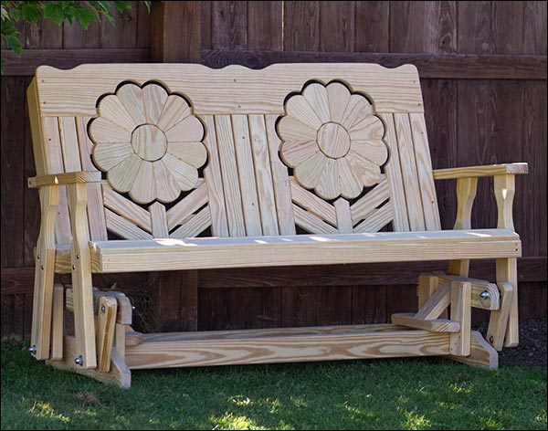 Treated Pine Sunflower Glider