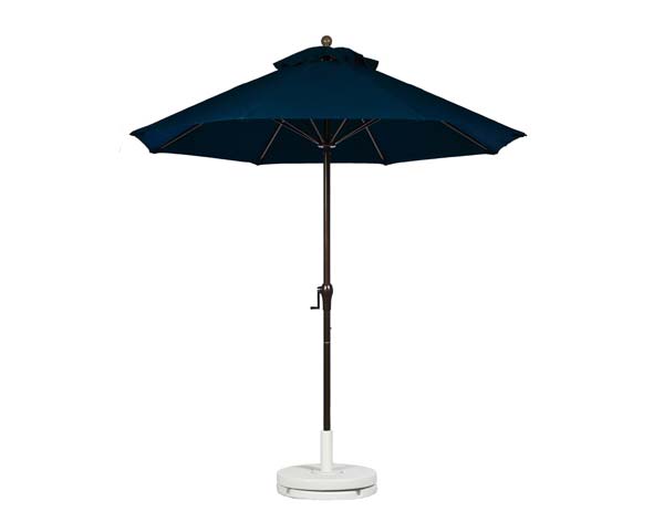 9 Market Umbrella w/Aluminum Pole, Crank & No Tilt