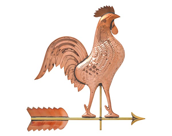 Copper Rooster Weathervane