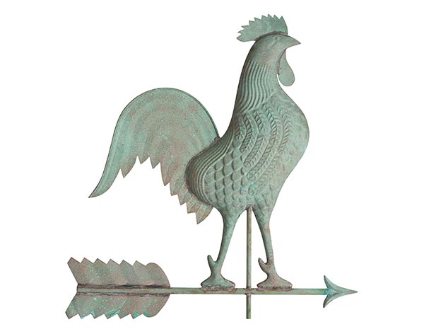 Copper Rooster Weathervane