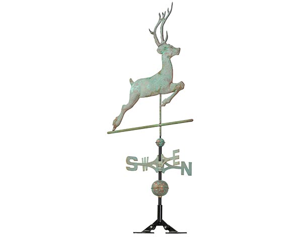 Copper Deer Weathervane