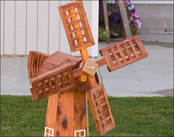 Eastern Red Cedar Windmill