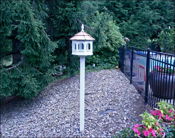 Pressure Treated Wood Mounting Post