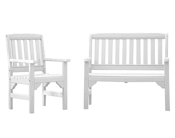 Poly Lumber 2 Pc. English Garden Set