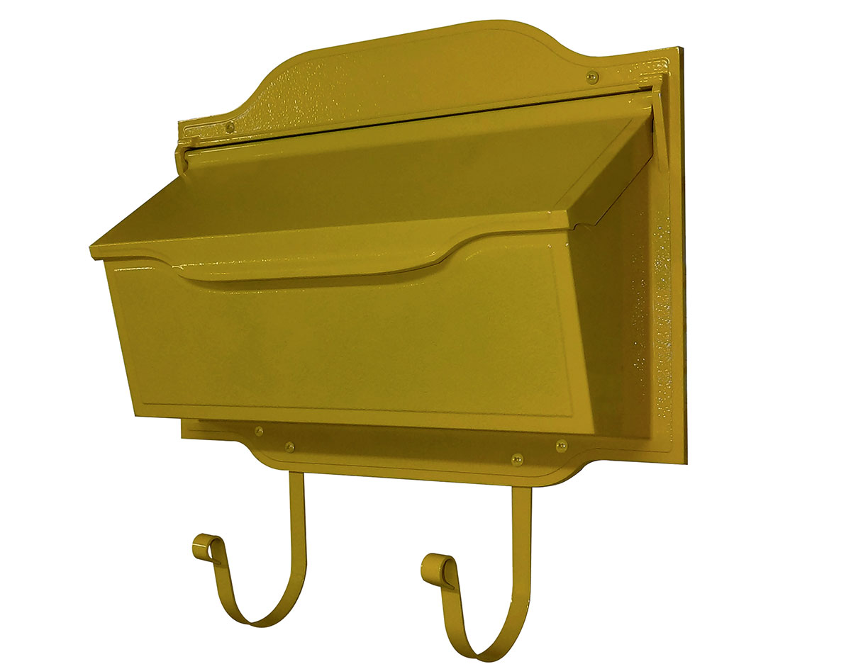 Aluminum Asbury Horizontal Wall Mount Mailbox