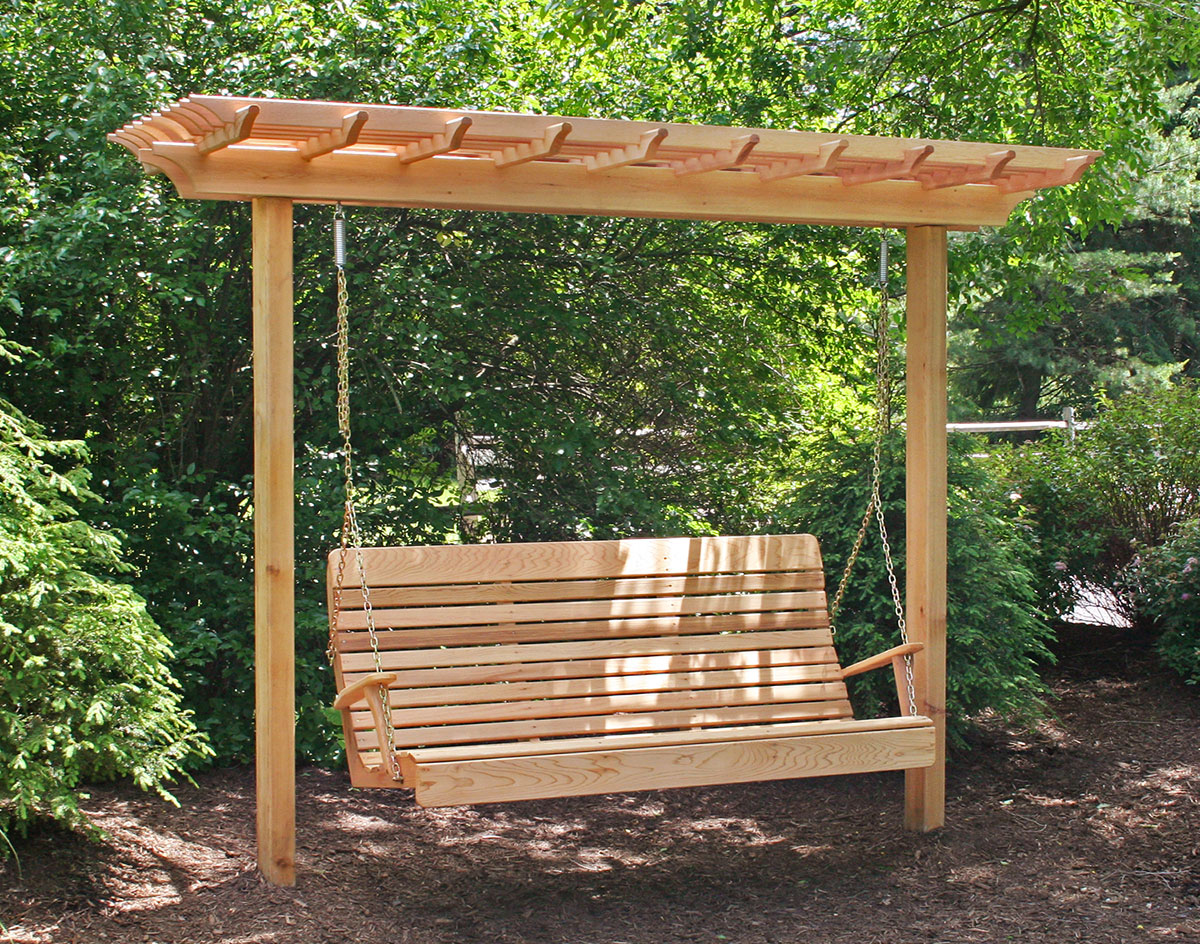 Plans single post arbor The Top