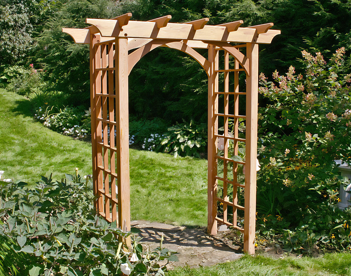 Red Cedar Canterbury Arbor