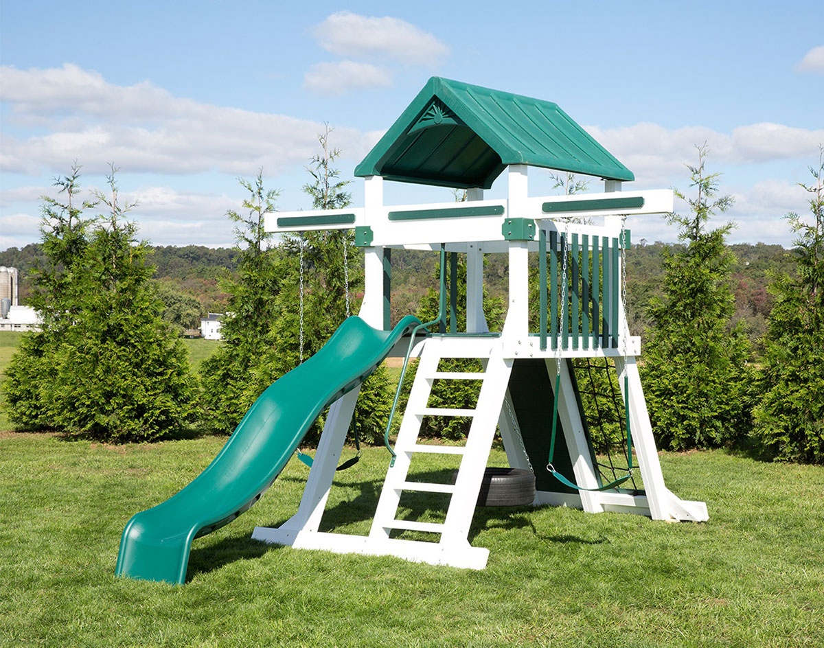 Vinyl outdoor playset cheap