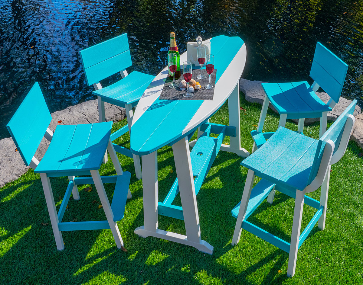 Nautical Themed Table w 4 Chairs