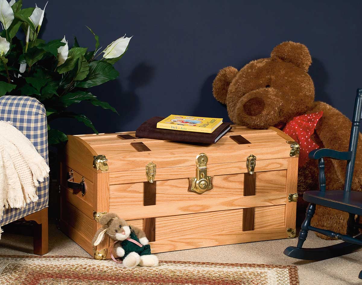 Oak storage online chest trunk