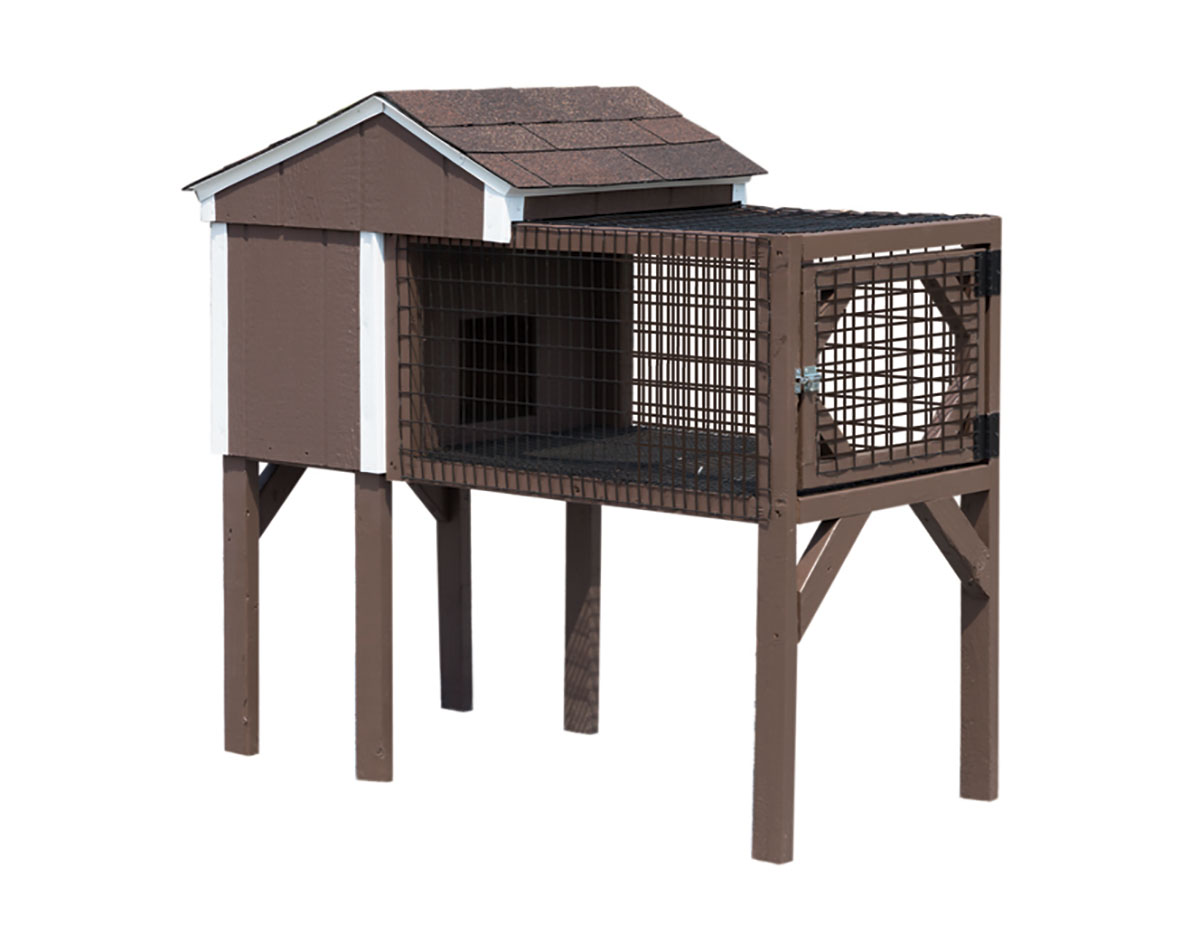 Single rabbit best sale hutch