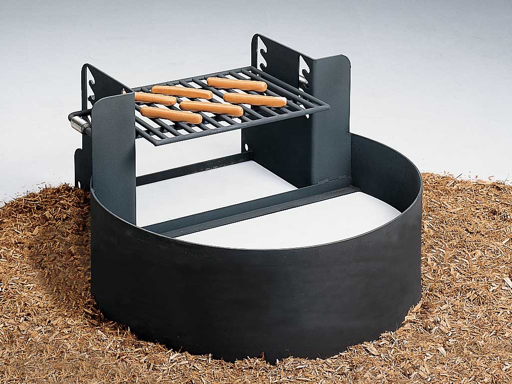 Handicap Accessible Dual Purpose Fire Ring W Grate