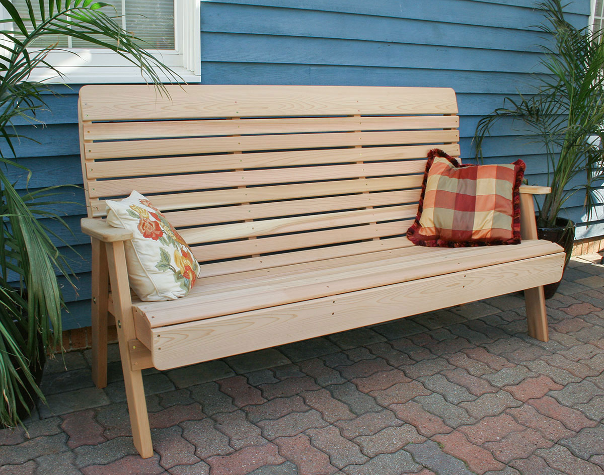 Red Cedar Royal Highback Garden Bench