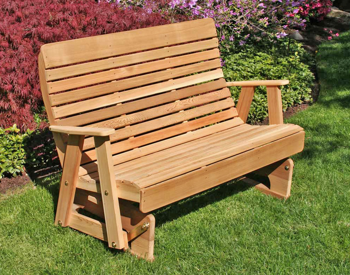 Red Cedar Royal Highback Glider