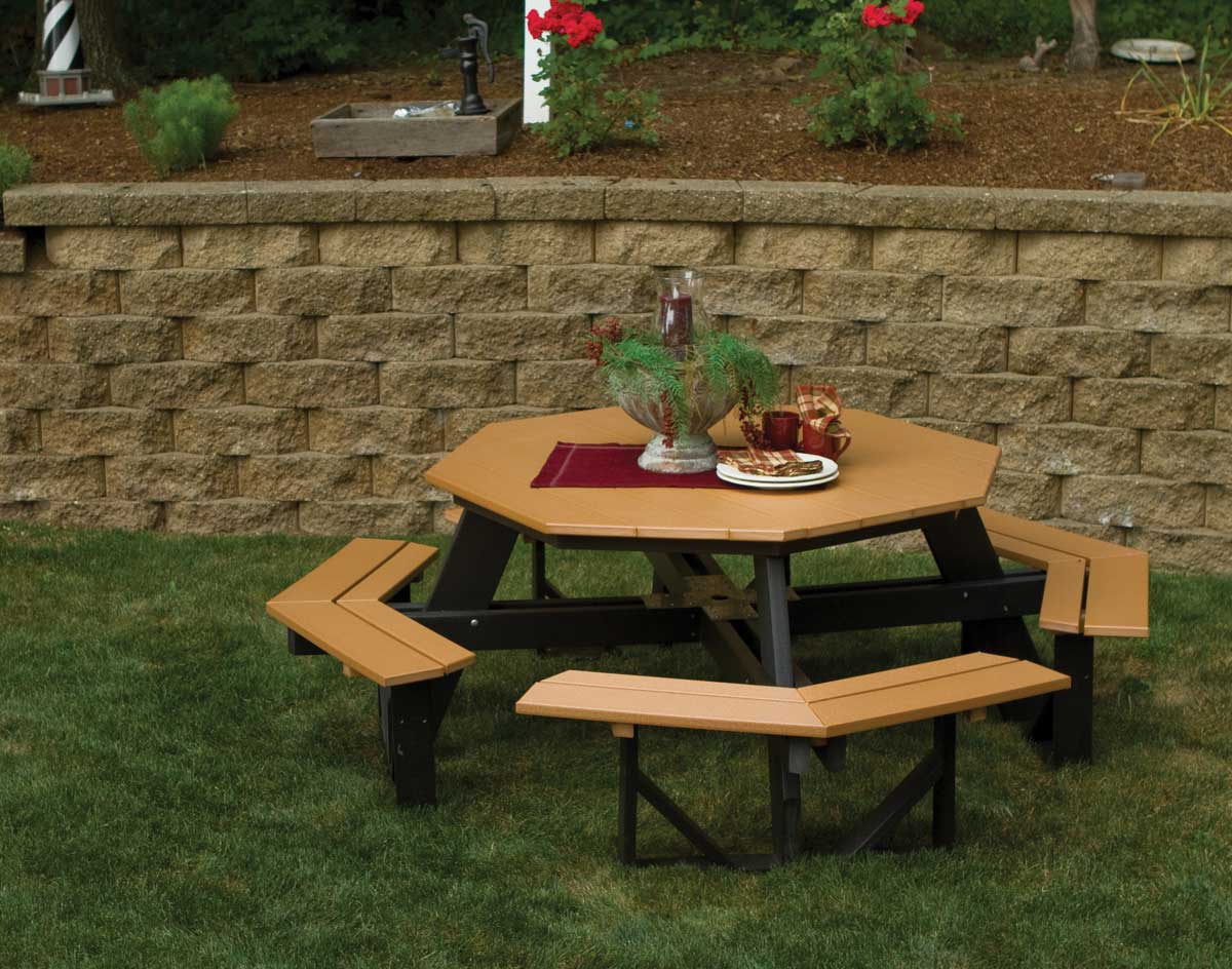 classic octagon picnic table woodworking plans