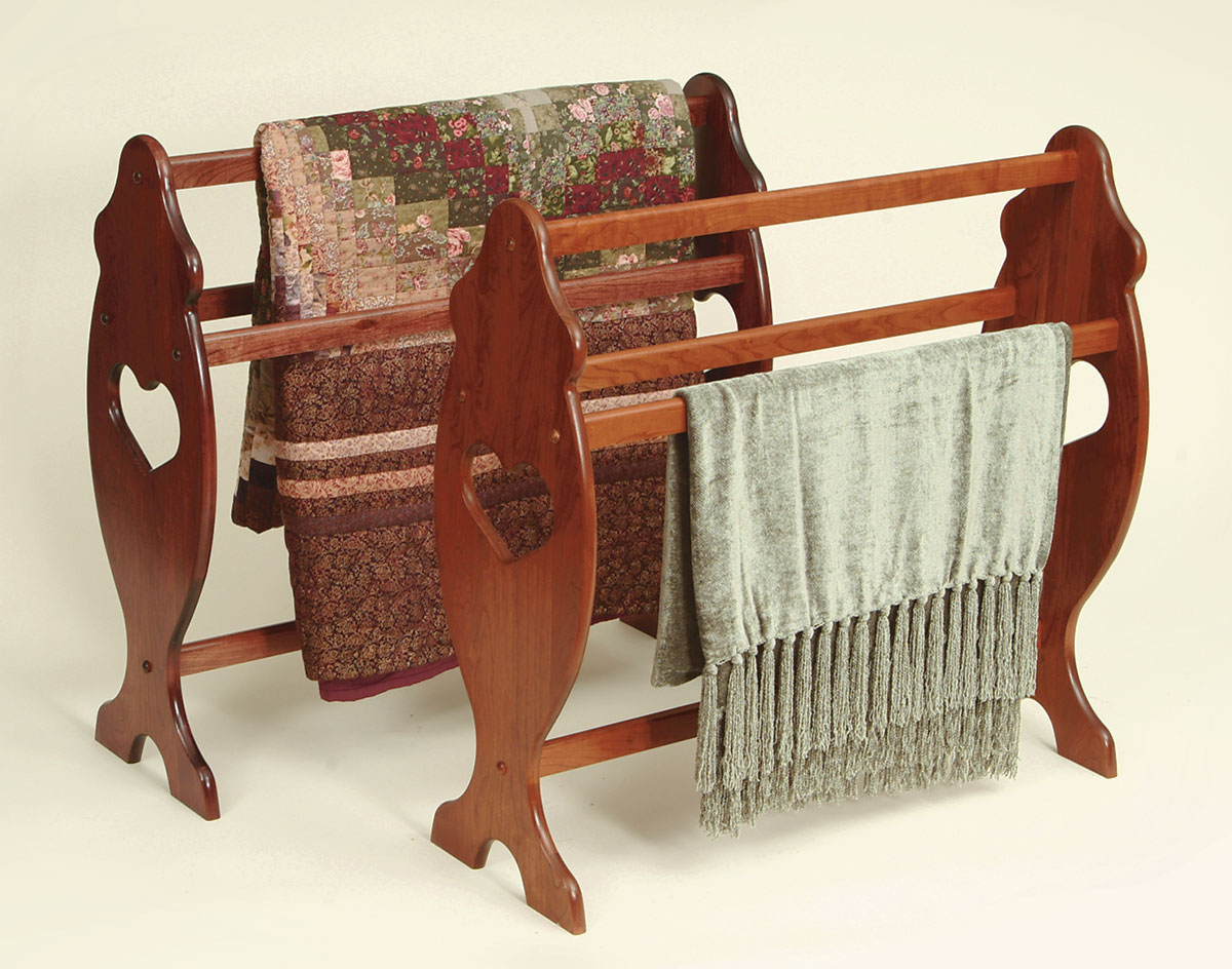 Cherry Quilt Rack