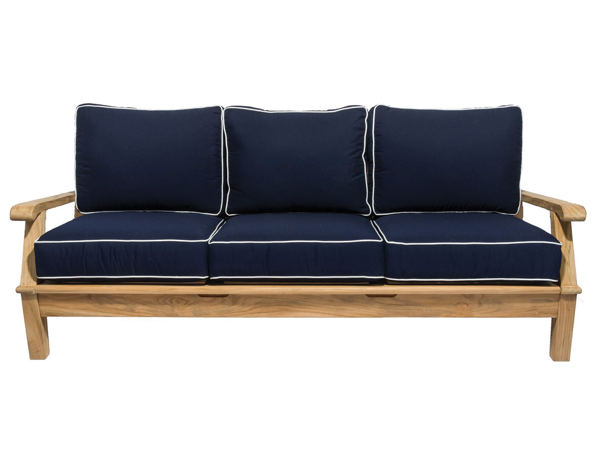 Teak wood deals sofa cushions