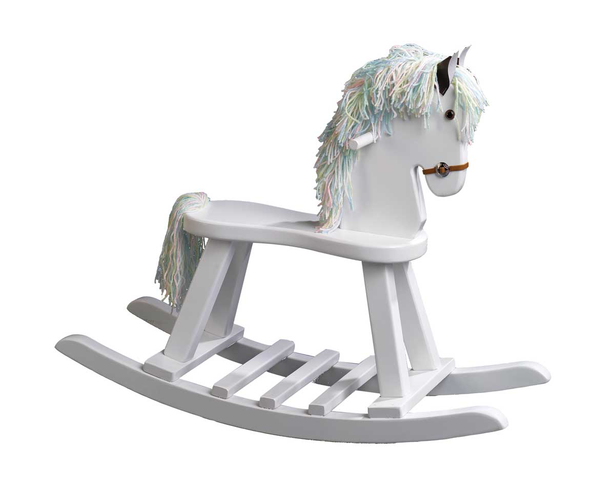 padded rocking horse